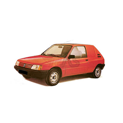 PEUGEOT 205 Cassone / coda spiovente 02-1983/07-1990