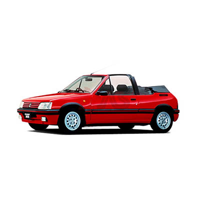 PEUGEOT 205 I Cabriolet (741B, 20D) 03-1986/11-1995